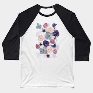 pressed flowers lilac Baseball T-Shirt